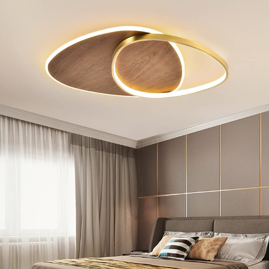Klighten Led-plafondlamp, dimbaar, met afstandsbediening, 35 W, plafondlamp, modern design, aluminium plafondlamp voor woonkamer, slaapkamer, keuken, hal, 2400 lm, 3000 K-6000 K, 29 x 29 cm, wit