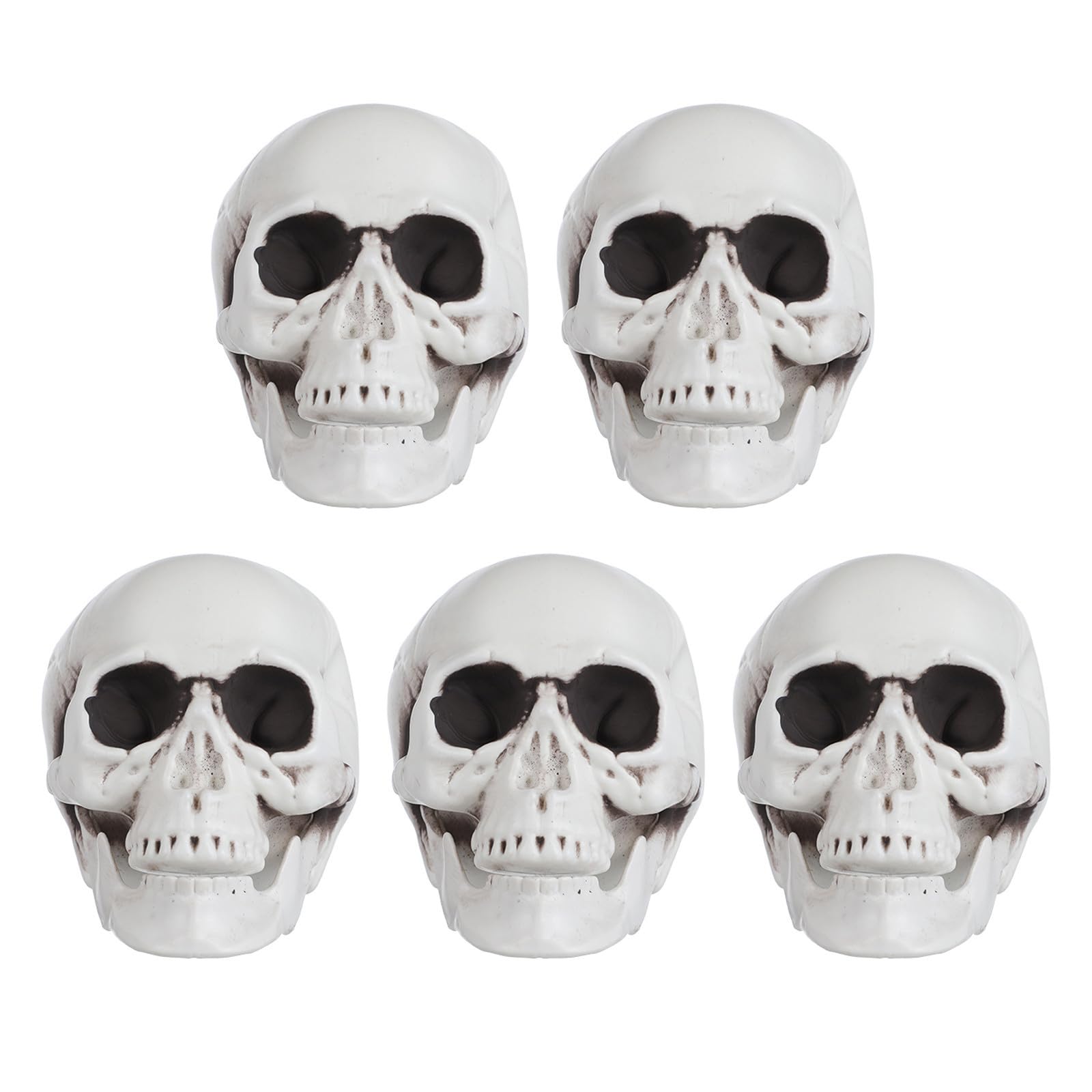 Mini calaveras de plástico BESTYASH para decorar altares de muertos y pasajes del terror