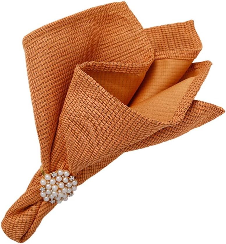 Mouth Cloth Wiping Cup Does Not Lose Hair Hotel Restaurant Western Napkin Decorative(C)