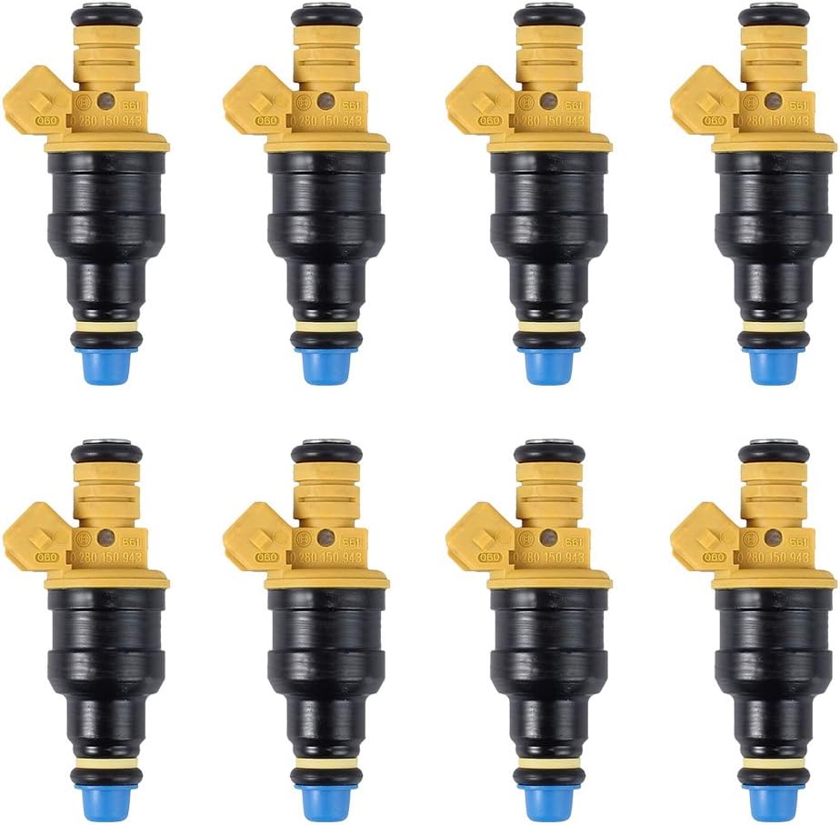 EV1 Connector 4 Hole Flow Matched Fuel Injector for Ford F250 F350 E150 E250 E350 E450 Mustang Expedition Excursion 4.6 5.0 5.4 5.8 V8 0280150943