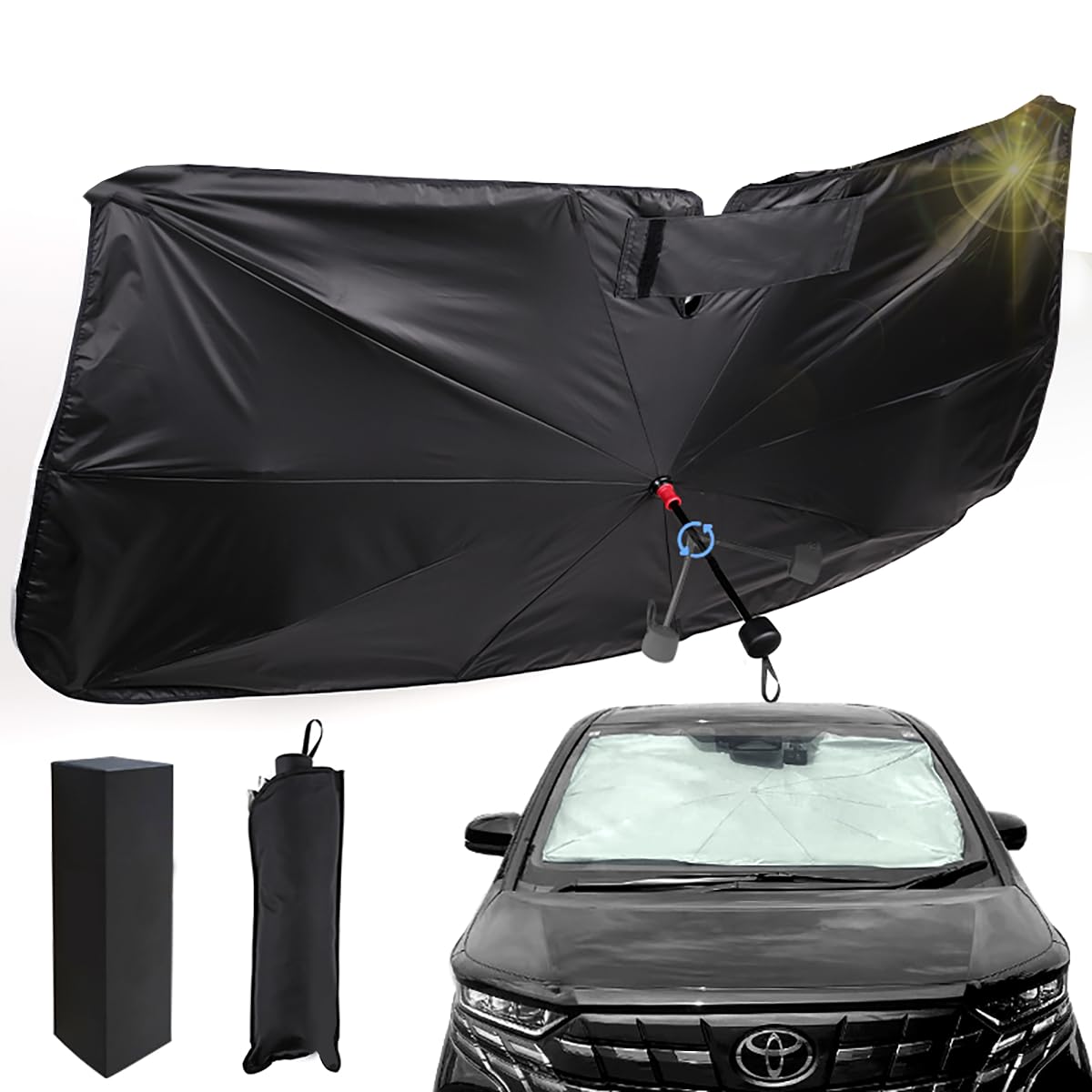 Amazon.co.jp: （第5世代）最新型PLUS 【2重構造】車用サンシェード 車