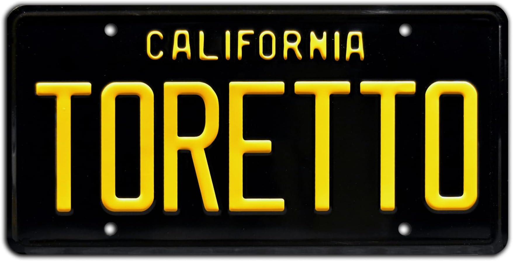 Fast and the Furious | TORETTO | Metal Stamped License Plate