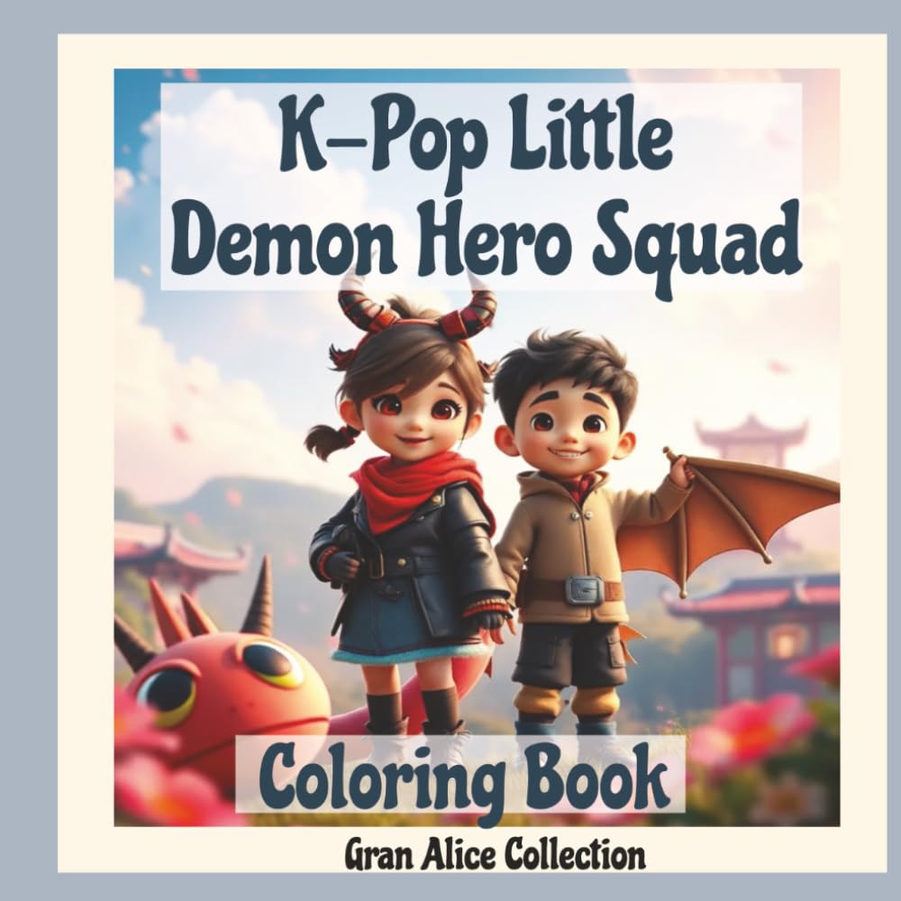 K-Pop Chibi Squad Coloring Book: Dreamy K POP Cute Color Book Join the Ultimate Demon Fighting Heroes