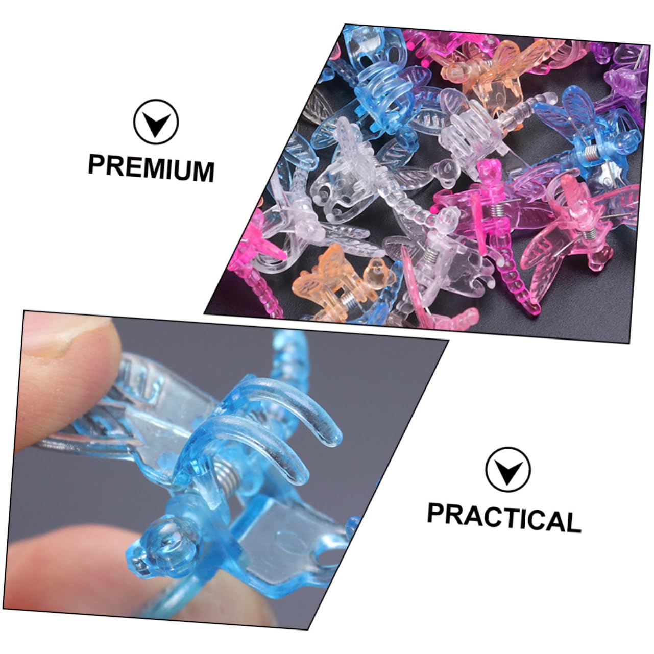 Abaodam 3 Sätze Gartenclips Pflanzenclips Für Orchideen Pflanzenklammern Zur Unterstützung Reben-befestigungsclip Wein-Clips Orchideen-blumenclip Orchideenklammern Plastik 60 Stück * 3