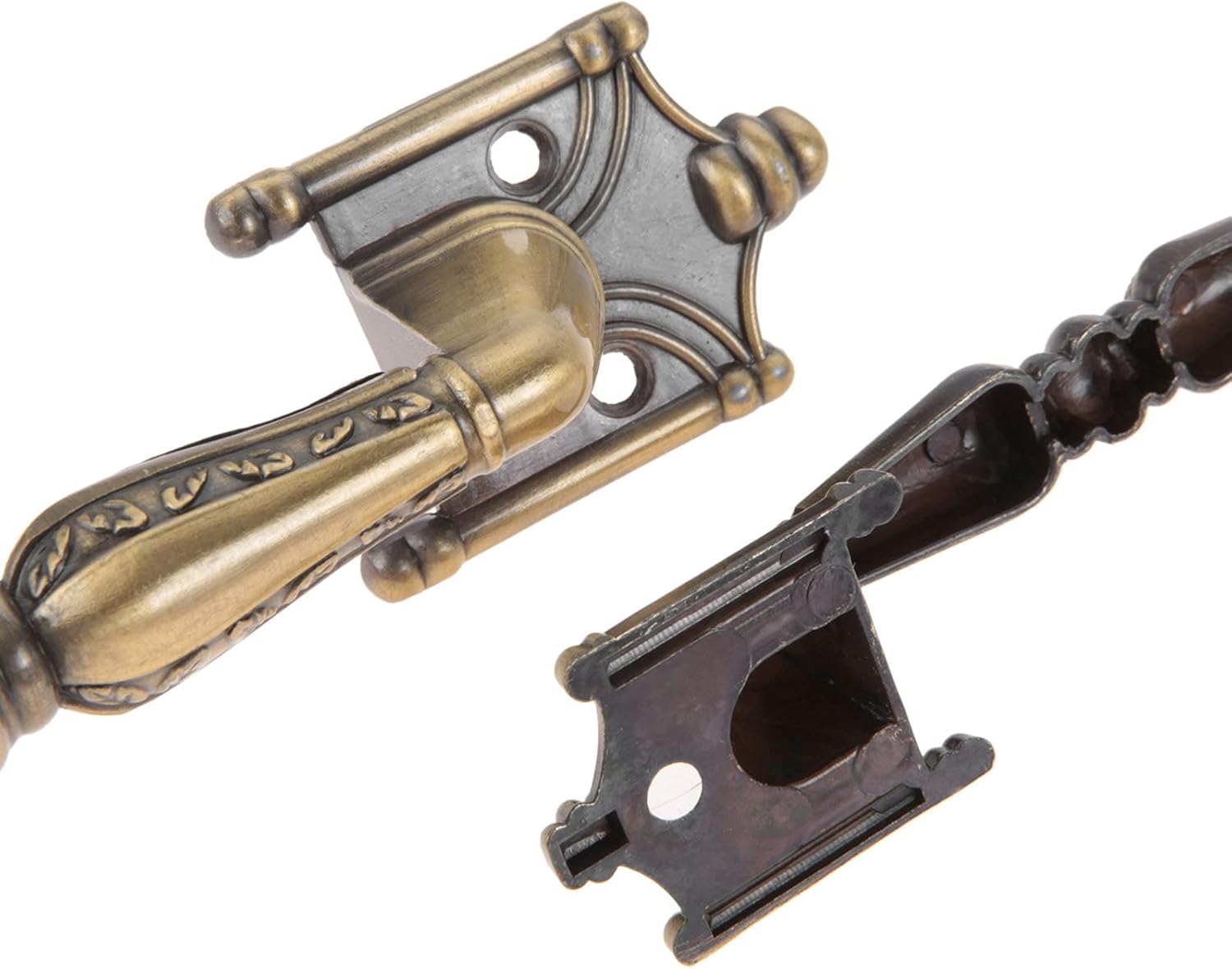 Antique Furniture Handles European Style Cabinet Door Drawer Pulls and Knobs VintaHandle With Screw for Home Decor - (Color: B 235mm)