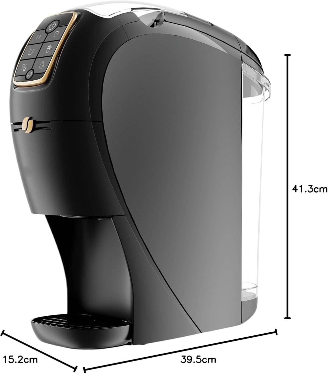 Amazon | コーヒー マシン ブレンド バリスタ スリム マットブラック