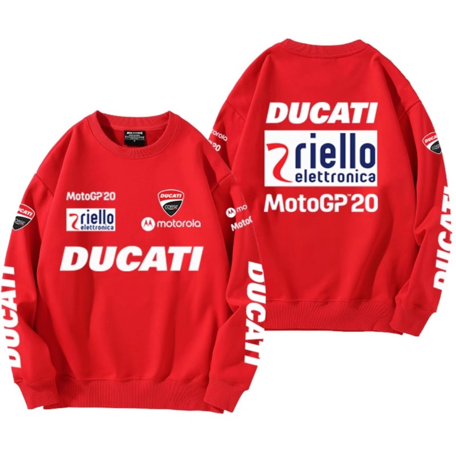 Amazon.co.jp: ドゥカティ バイク DUCATI ラウンドネック トレーナー 