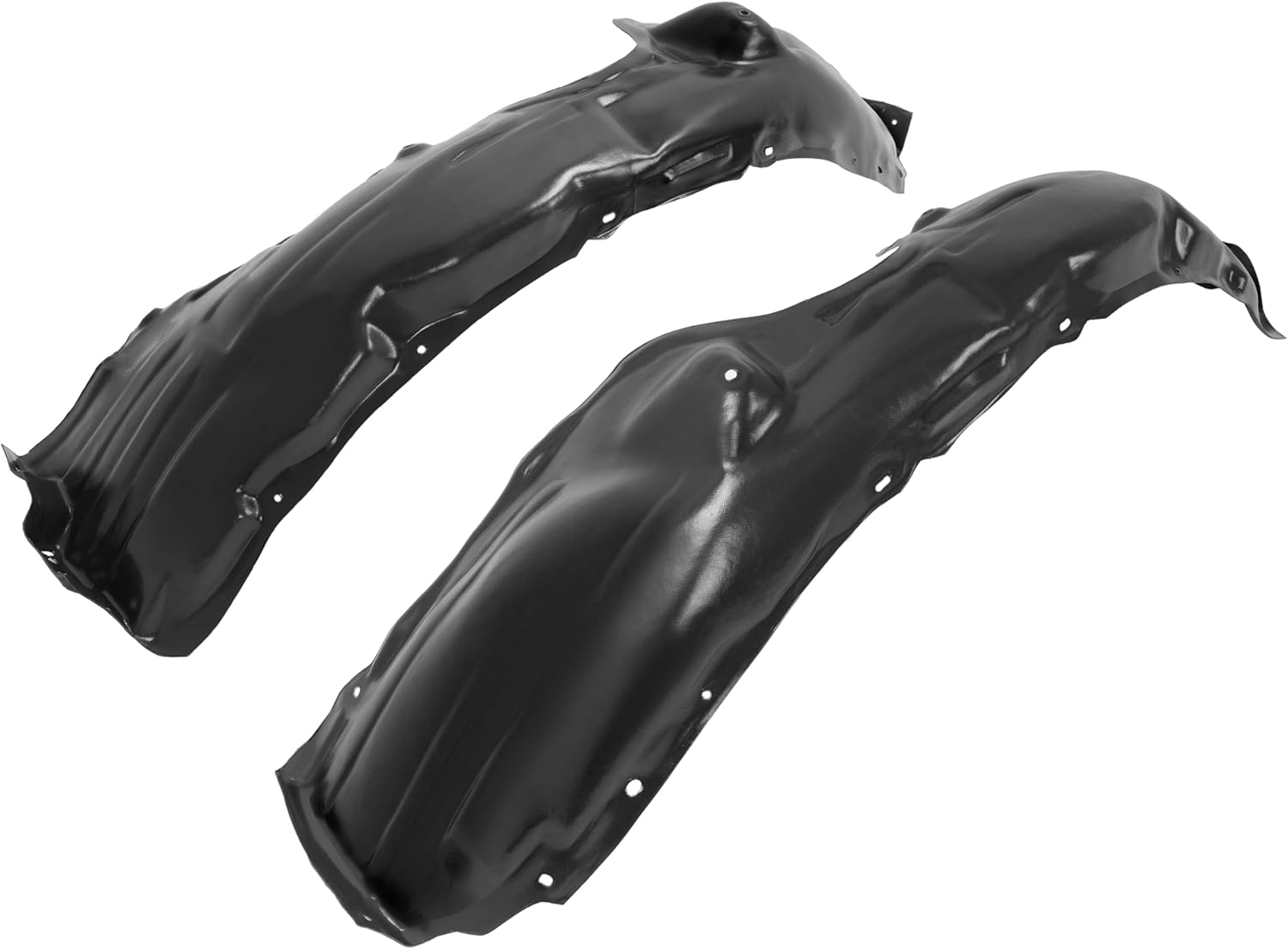 ECOTRIC Front Fender Liner Compatible with 2012-2014 Toyota Camry Replace for 5387606120 5387506120 TO1248160 TO1249160 Pair Inner Wheel Liner Splash