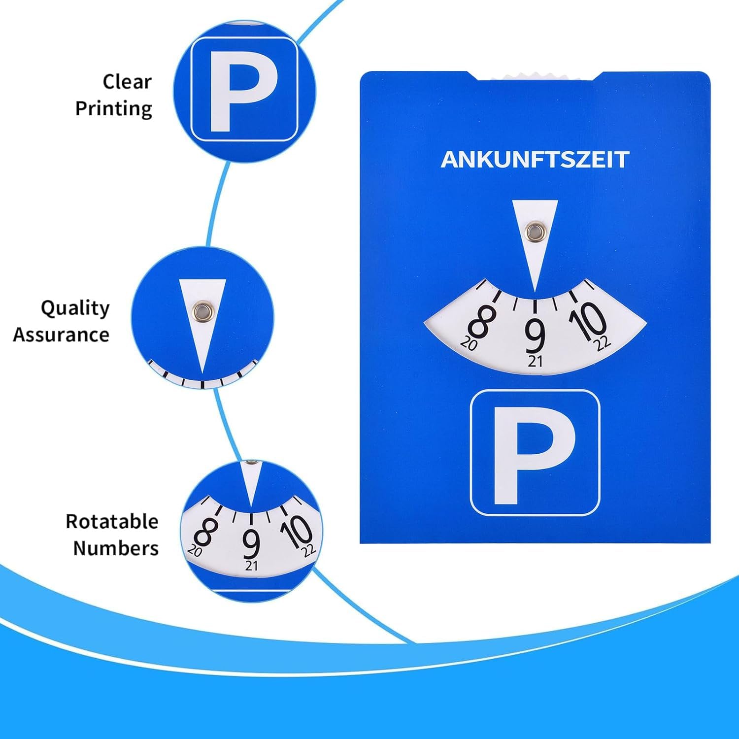Disque De Stationnement Personnalisé Multifonctions | Disque De