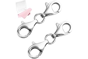 925 Sterling Silver Lobster Claw Clasp for Jewelry Making