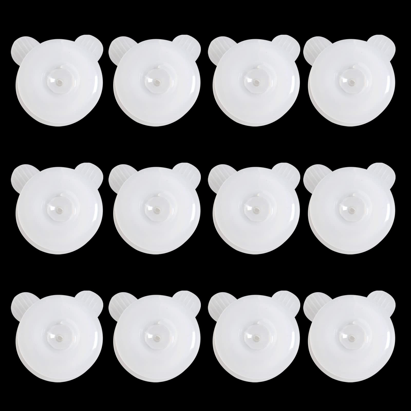 Bnapott White 12 Sets Duvet Comforter Clips, Duvet Donut Holder Fastener Sets, Comforter Grippers To Keep Duvet Corner In Place
