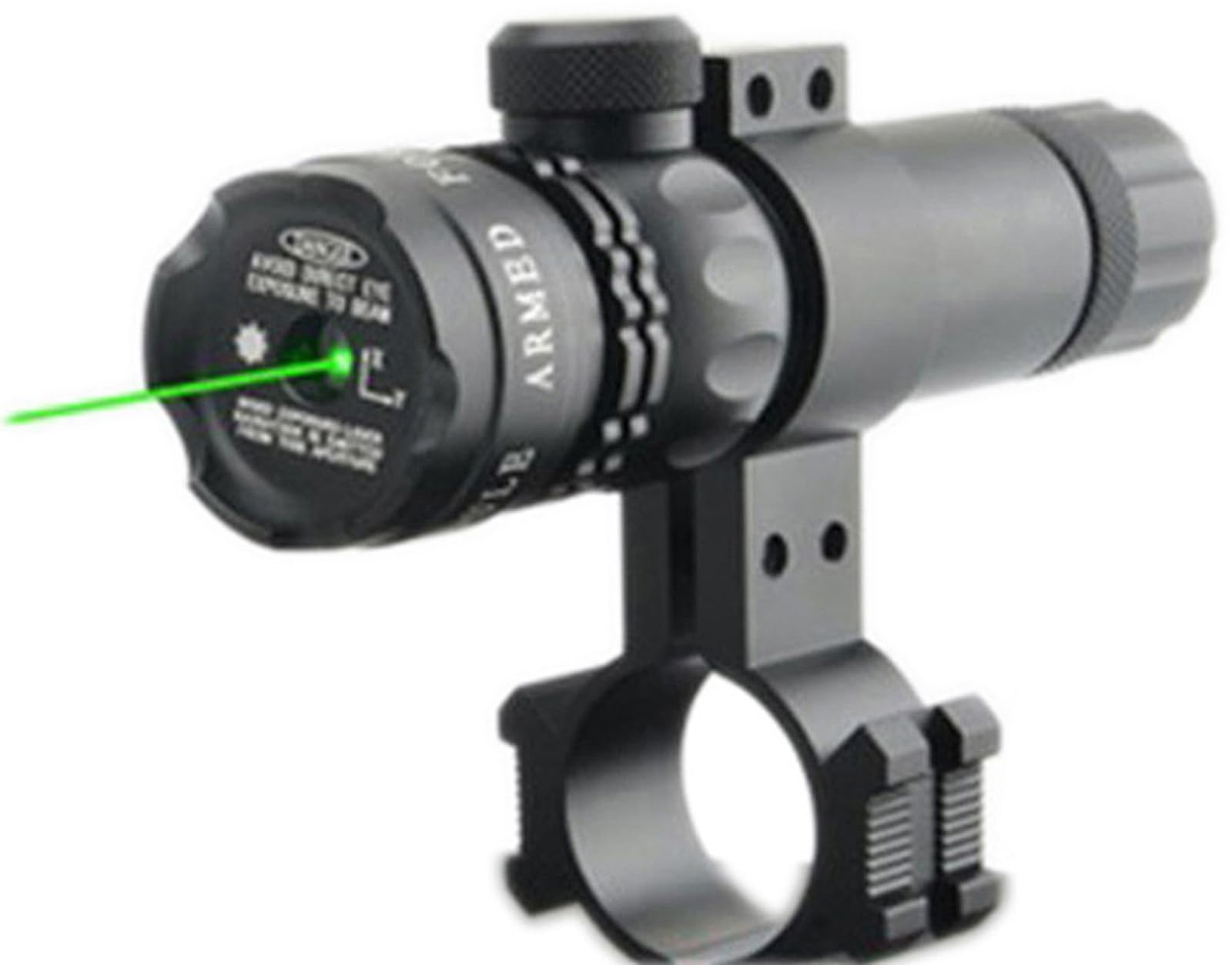 Green Dot Sight z wspornikiem do szyny Picatinny - Ładowarka, wspornik, przełącznik kablowy, 2 zestawy baterii