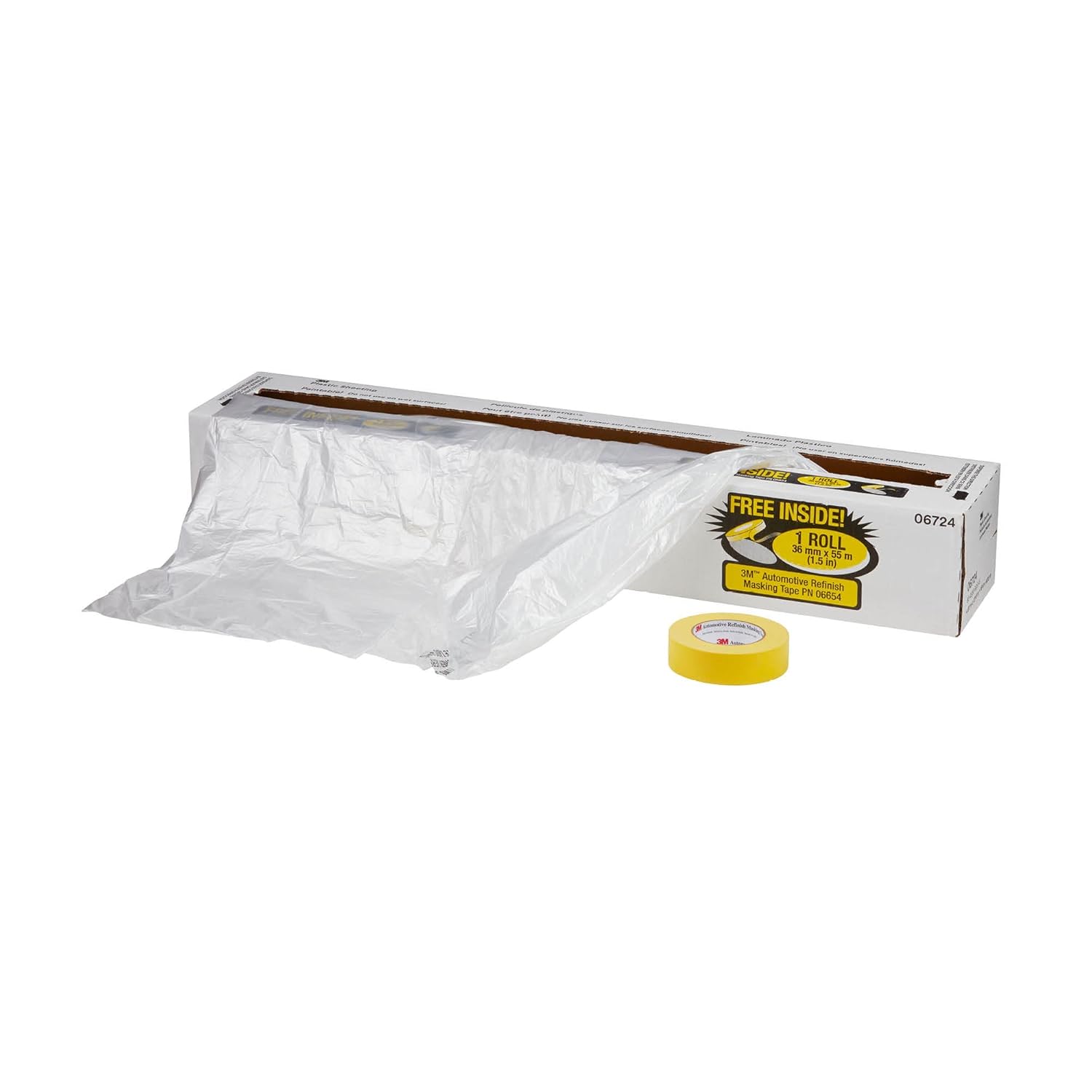 3M 06724 16' x 350' Plastic Sheeting Amazon.in Car & Motorbike