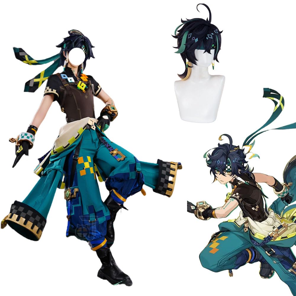 Amazon | キィニチ コスプレ衣装 ウィッグ 原神 げんしん ナタ アニメ