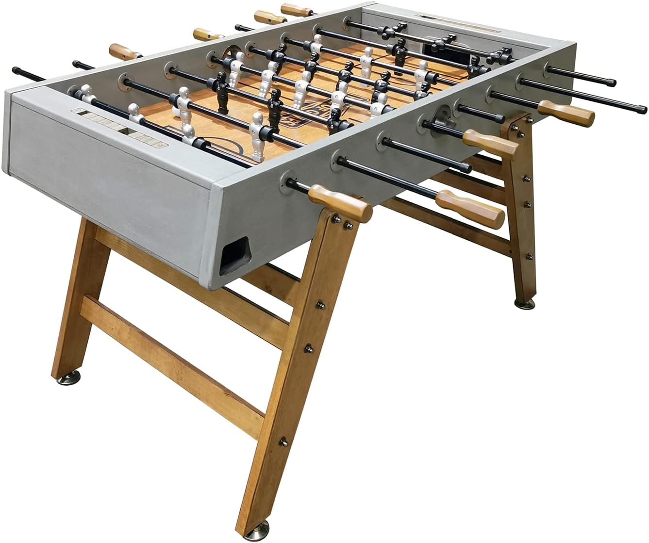 FBITE Mesa de fútbol, tamaño de competición, fútbol Interior recreativo para Sala de Juegos de Arcade de Metal de 55 Pulgadas para niños y Adultos