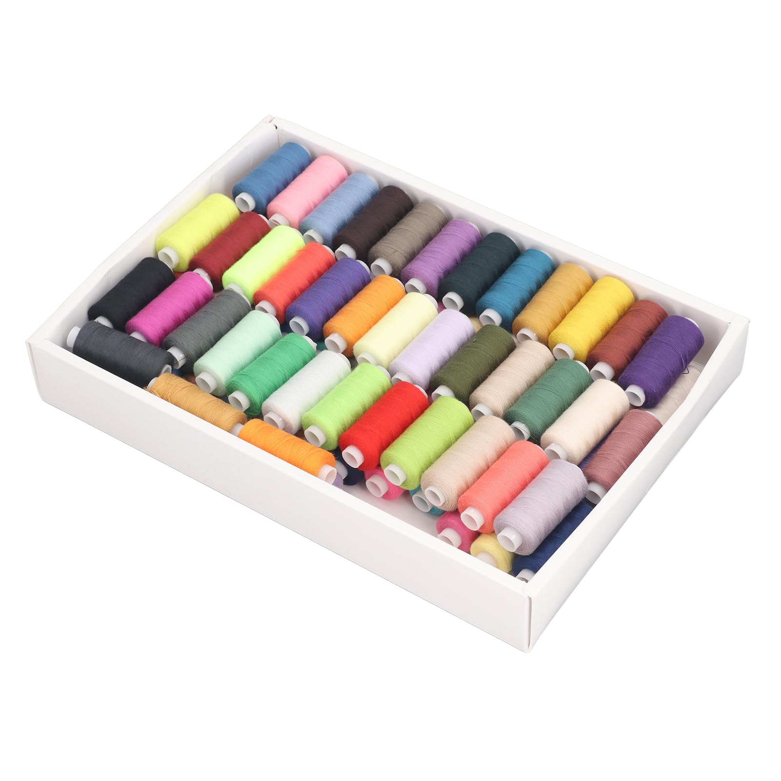 Set di Fili da Cucito Premium da 400 Iarde, 80 Colori, Fili in Poliestere per Cucito a Mano e Quilting Fai da Te