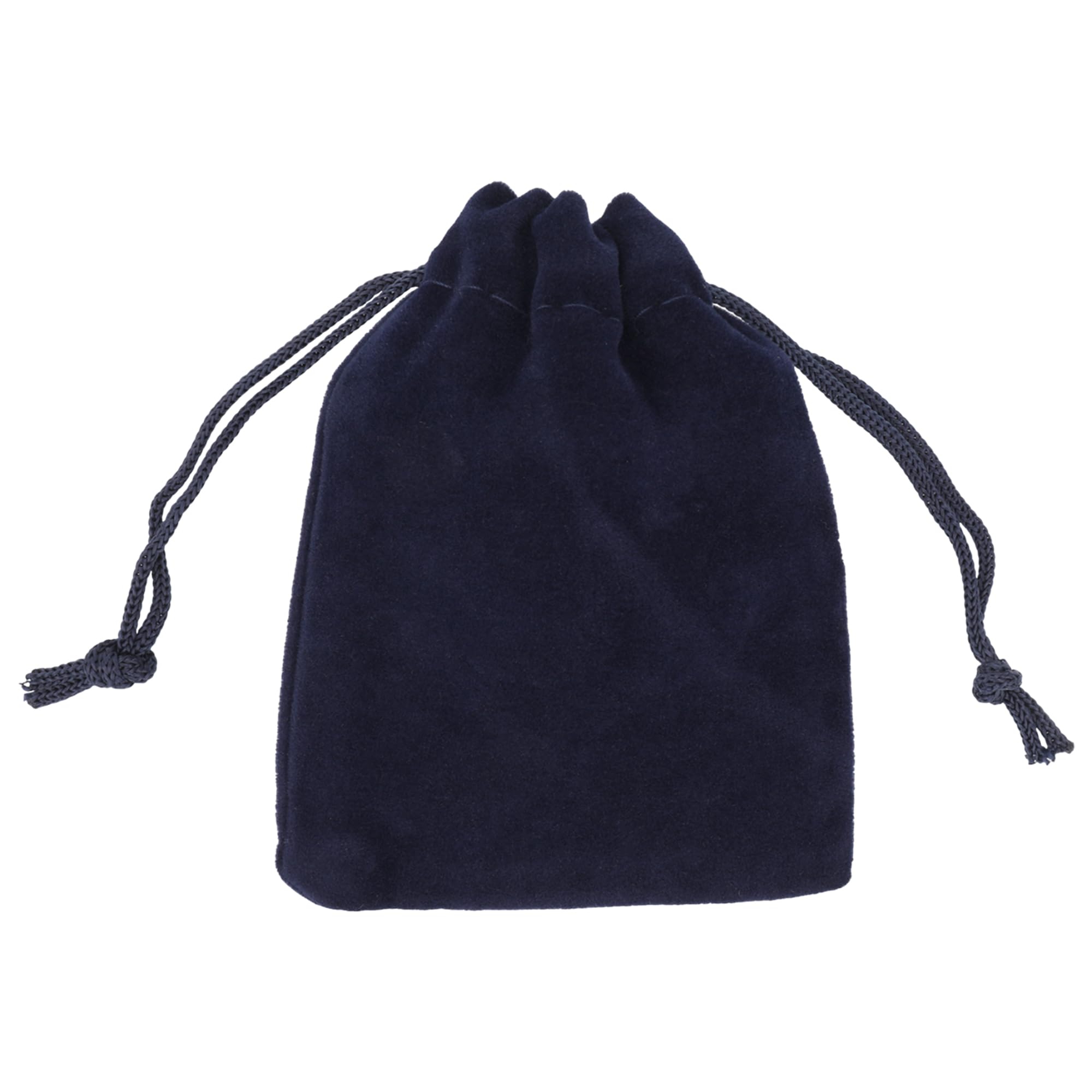 Event Decor Shop 50pcs Velvet Gift Bags Jewelry Pouches - Navy Blue, 7x9cm
