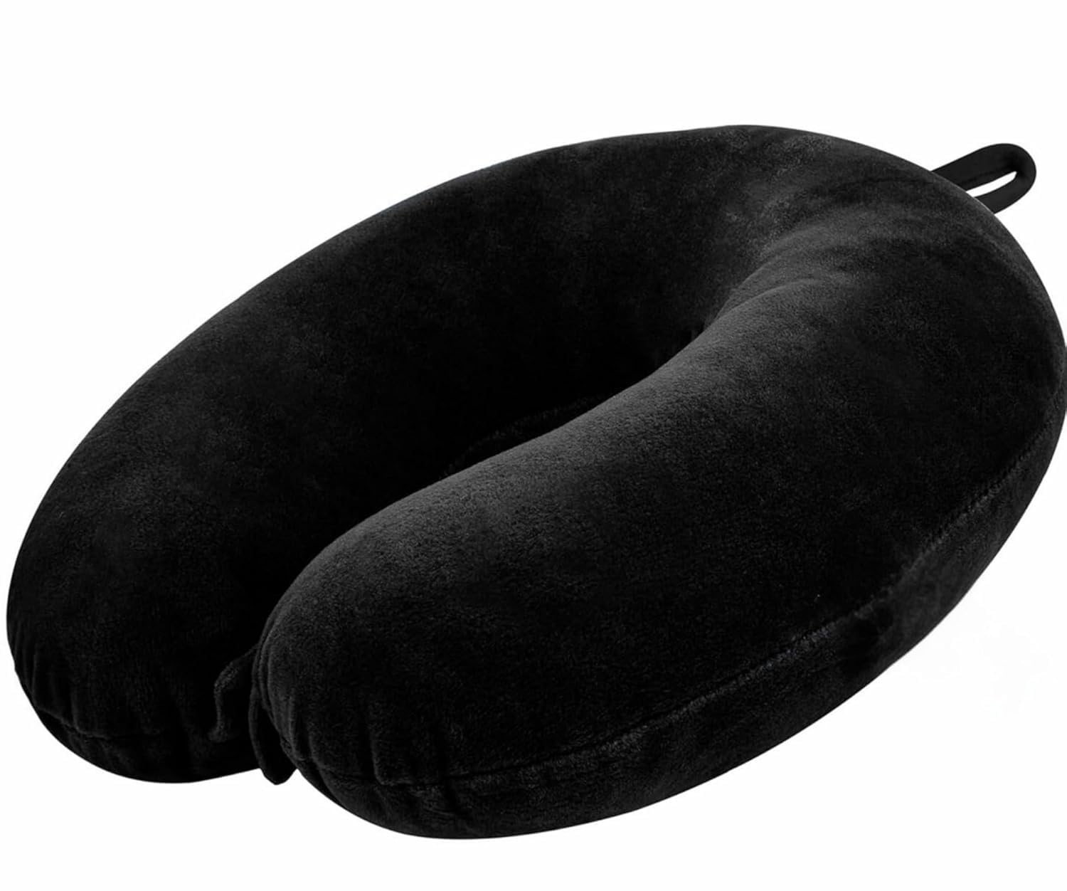 Crackles U Shaped Neck Pillow for Travel in Airplane Flight/Car/Train for Sleeping,Comfortable Head Rest Neck Support | Lightweight Travel Pillow for Men and Women (Black)-image-19
