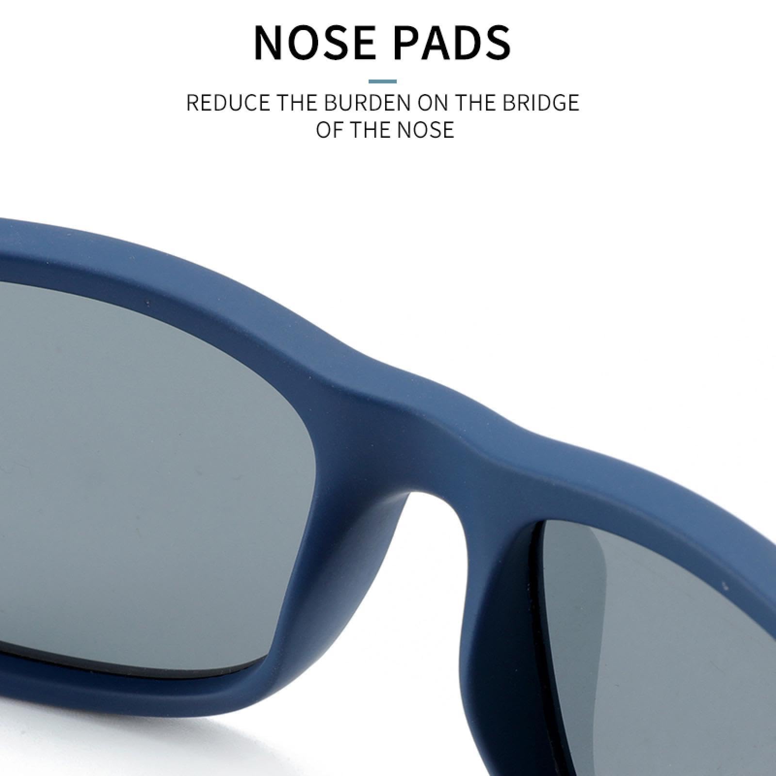 Occhiali da sole polarizzati da uomo, stile guida, classici, a specchio, UV400
