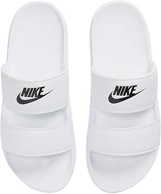 Amazon.com | Nike Womens Benassi Duo Ultra Slide Sandals (White, US Footwear Size System, Adult