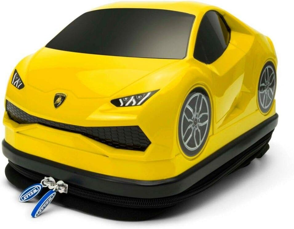 Sports Car Kids School Rucksack Backpack Bag (Yellow)