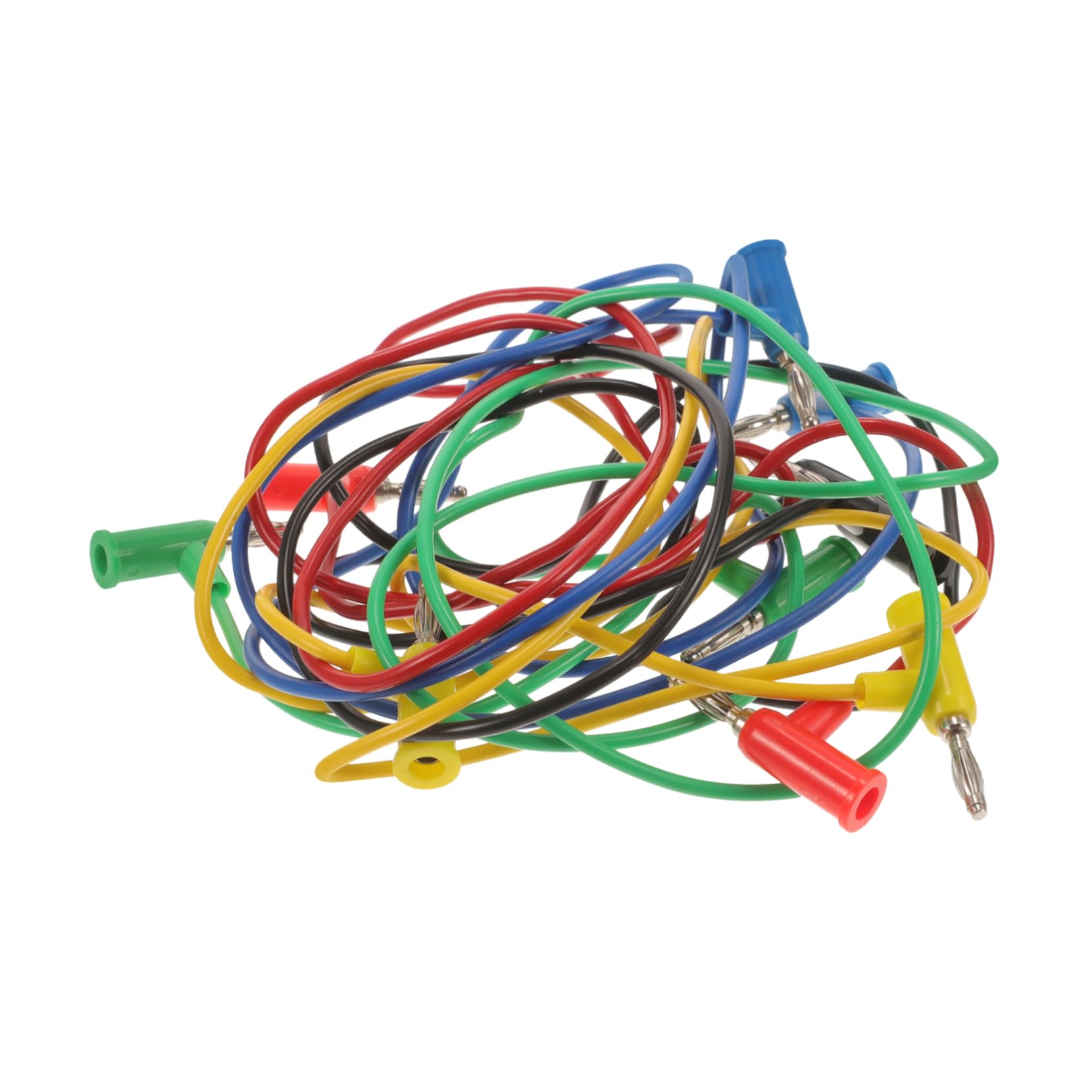 25piezas Cables De Prueba De Conector Tipo Banana Para Multímetro Conexiones Estables y Precisas Para Medidas Eléctricas y Electrónicas
