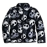 Disney Jack Skellington Fleece Jacket for Boys Size 5/6 Black