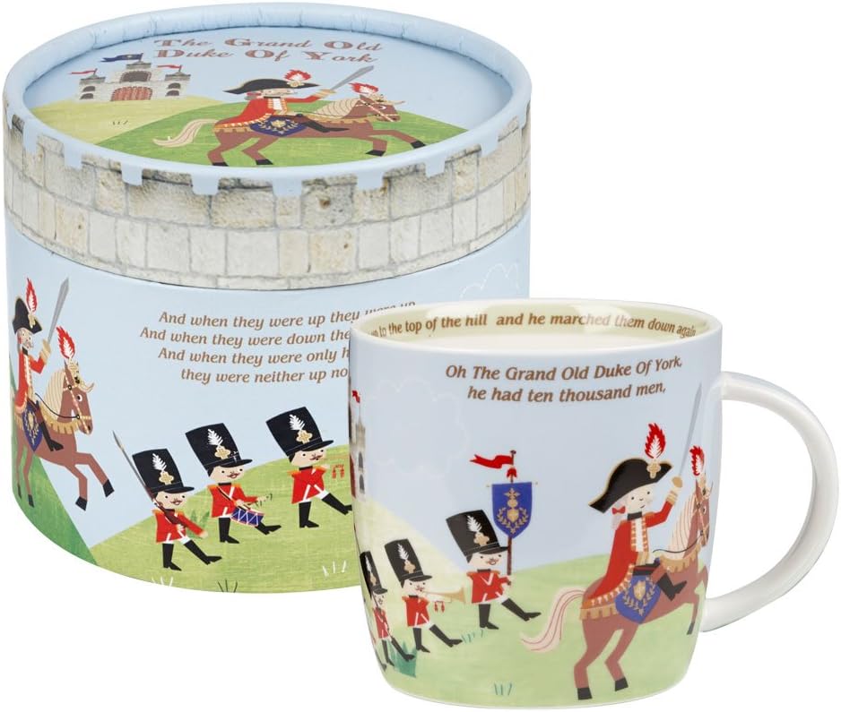 Little Rhymes, GRAND OLD DUKE OF YORK MUG IN HAT BOX, Multi-colour