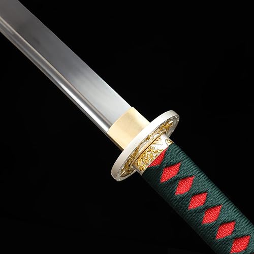Miniatura 5 de CHENGYING Espada Katana real de 41 pulgadas 342 libras espada completa samurái japonesa blanca CY-2022ABUA-1 proporcionamos una variedad de Katanas