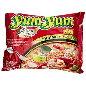 Yum Yum 13566 – Instantnudeln, Shrimps, 30er Pack (30 x 60 g)