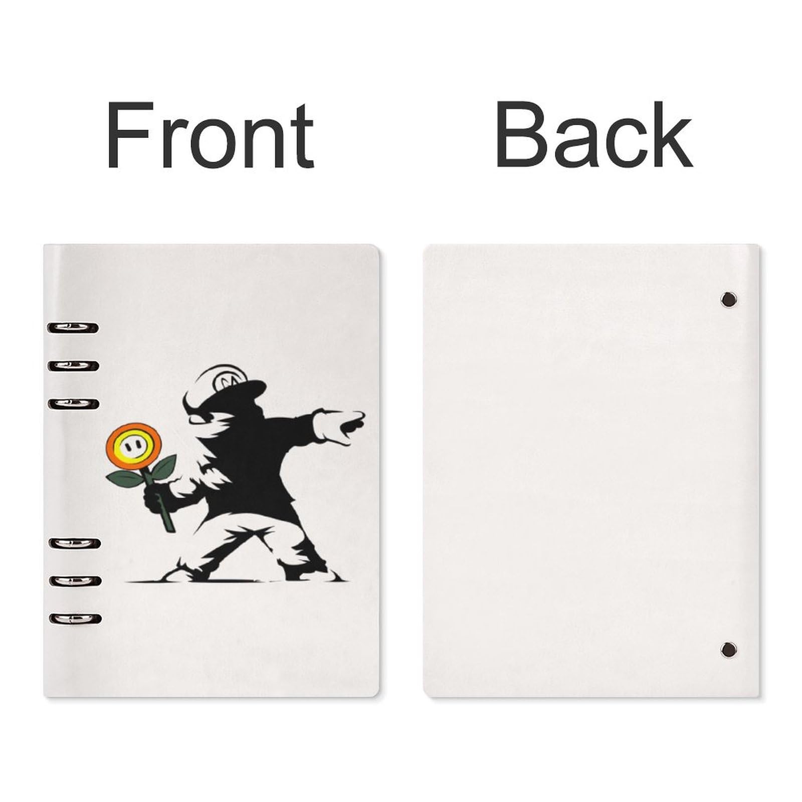 Amazon | ノートブック Banksy バンクシー 落書きアート ルーズリーフ