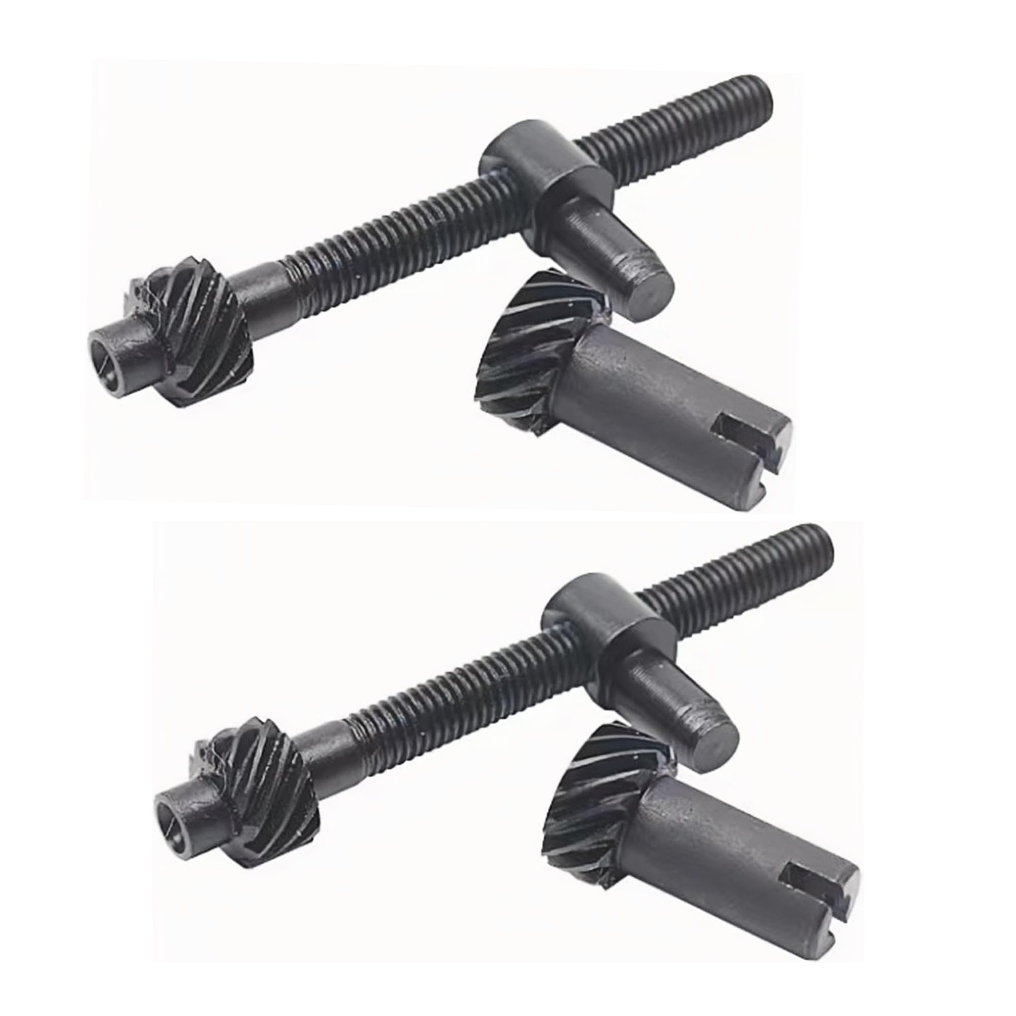 Tensor de tornillo de ajuste de cadena, tornillo de ajuste de motosierra, kit de repuesto de metal para motosierra, herramienta de ajuste de tensión (longitud 5,7 cm)