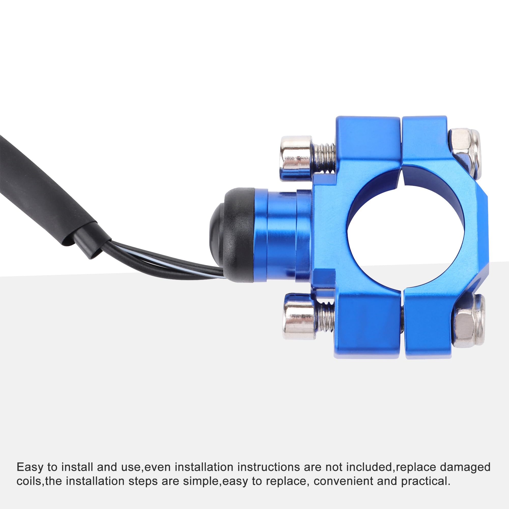 GOOFIT Guidon Kill Stop Switch 22mm Orange - Compatible YZ250 YZ450 WR250 WR450