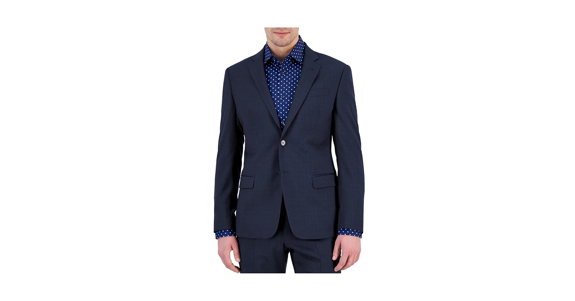 Armani Exchange ダークブルー テーラードジャケット Armani Exchange ダークブルー テーラードジャケット ARMANI EXCHANGE