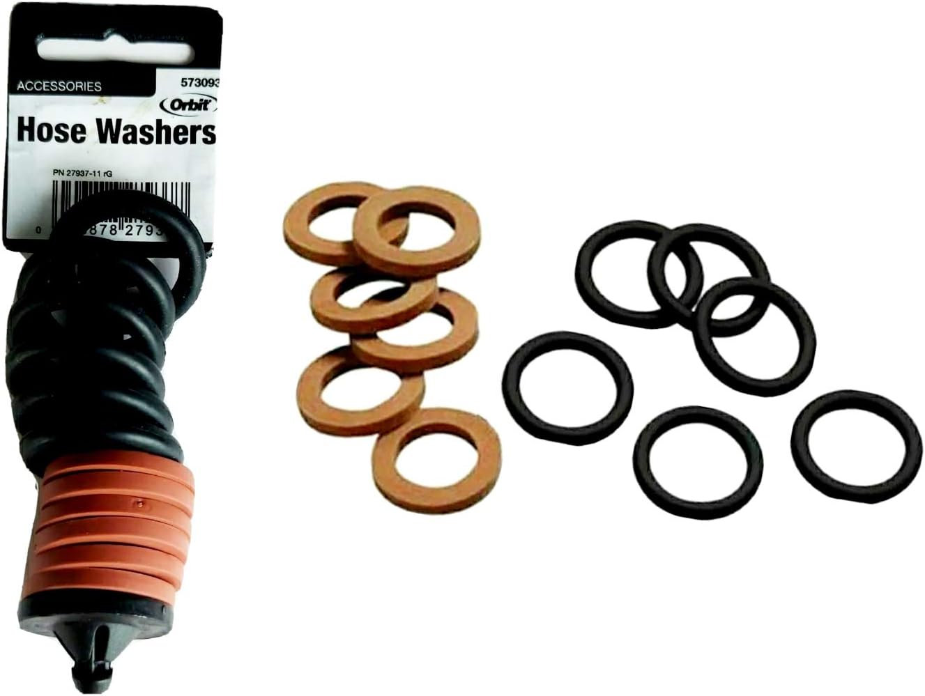 Hose Washers, 12 Pack [6 ORing + 6 Flat] Patio, Lawn