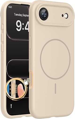 Miniatura 99 de Miracase - Funda diseñada para iPhone 11 con protector de pantalla, funda de goma de silicona líquida, protección total contra caídas y a prueba