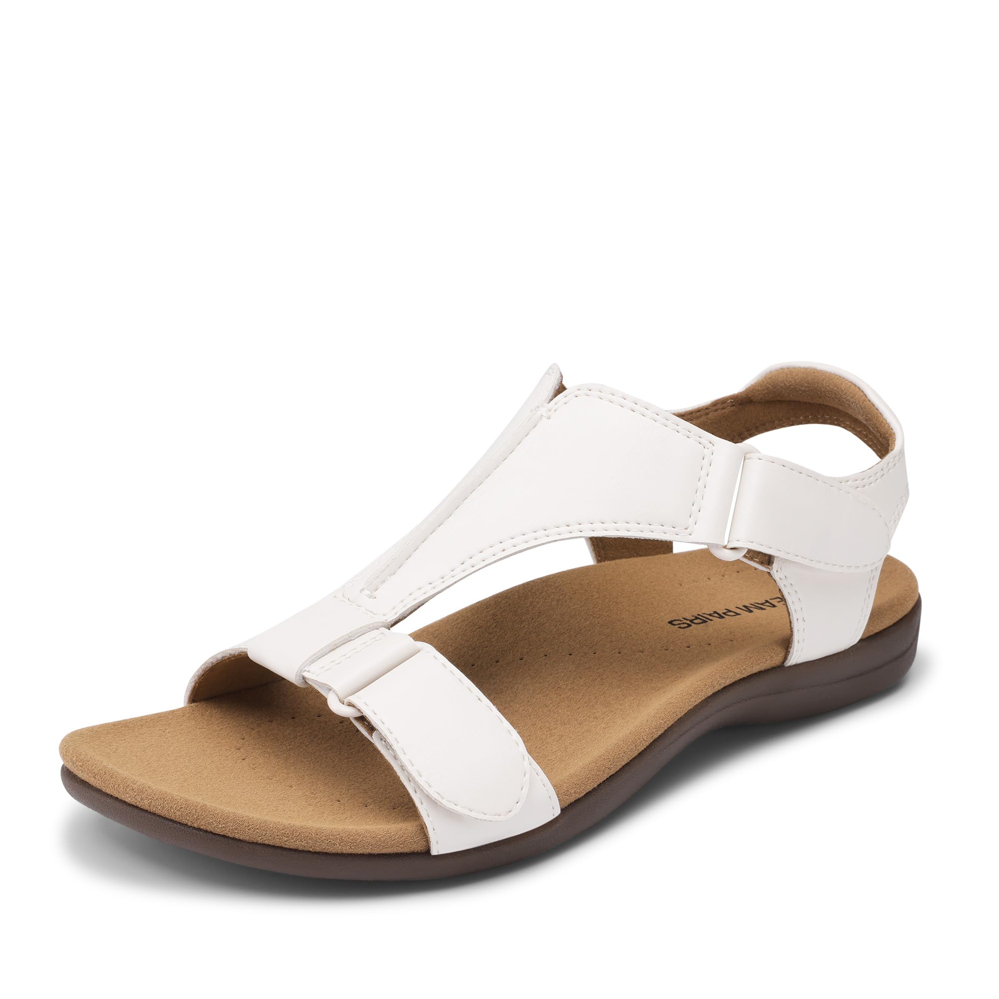 DREAM PAIRS Sandali da donna con supporto per arco plantare, ortopedici, comodi, per camminare, spiaggia, scarpe estive