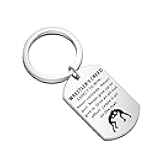 CENWA Wrestler Wrestling Keychain Wrestler's Never Concede Never Quit Dog Tag Keychain