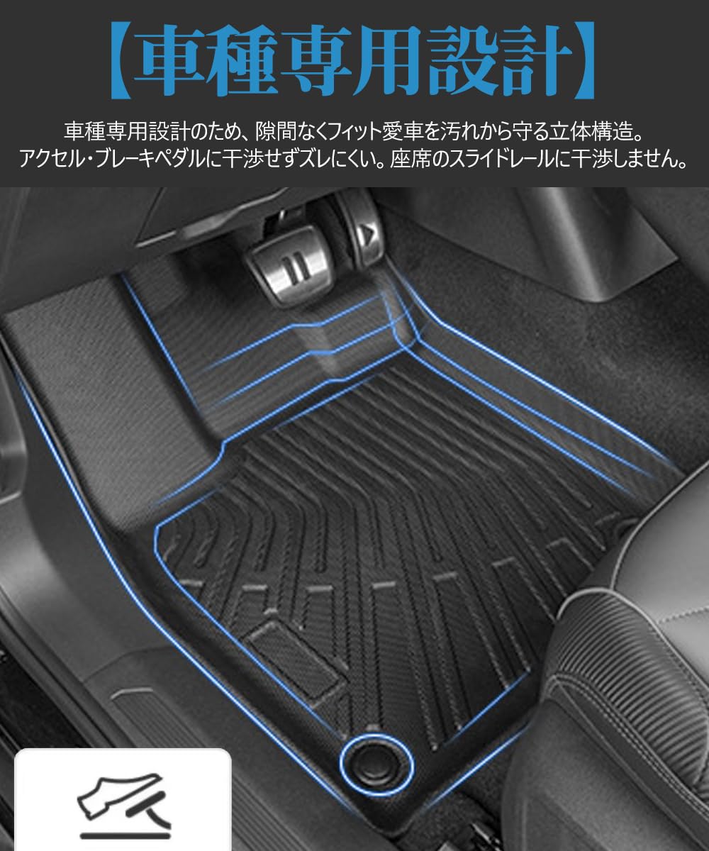 Amazon | フロアマット ホンダ N-VAN JJ1 JJ2型 対応 カーマット+
