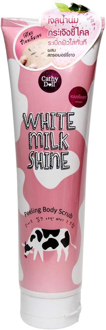 Cathy doll white milk shine peeling body scrub