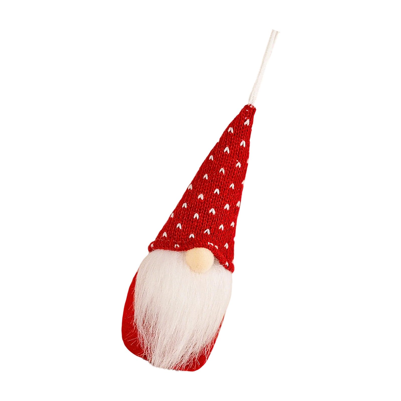 Carotoe E Caroto Bright Knitted Santa Figur Wall Decors Sturdy Fabric Holiday Accent Perfect For Modern Livings Rooms Uniqu Faceless Santa Cloth Ornament