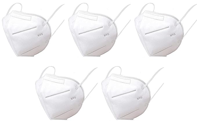 Meru n95 Mask,Anti Pollution, Reusable,Non-woven 5Layer Protective Face Mask for men and Women , Washable and reusable