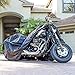 XYZCTEM Motorcycle Cover -Waterproof Outdoor Storage Bag, Made of Oxford Material, Fits up to 87