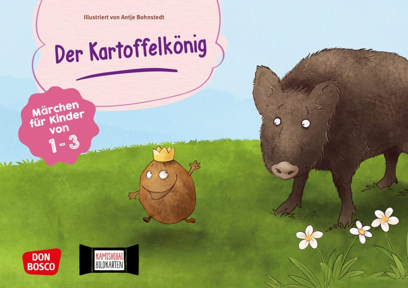 Der Kartoffelkönig. Kamishibai Bildkartenset: Ein Märchen für die Kleinsten. Kamishibai-Set mit Mitmach-Ideen und Erzähltipps. Für Kinder von 1 – 3 ... Erzähltheater mit Kindern unter drei Jahren)