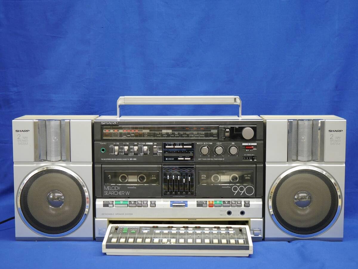 メロディーサーチャー MR-990 ラジカセ レトロ Amazon.co.jp: レトロ MR-990 メロディーサーチャーW FM/AM ステレオ