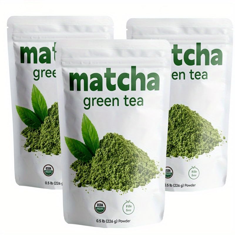 Té Matcha Orgánico Ultra Premium, 3 Pack 226g miniatura 1