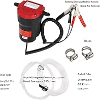 Vista 7 de YaeTek Motor de 12 V Excelente. Cambio de aceite. Diesel. Extractor. Pepenar transferencia de succión de la bomba.