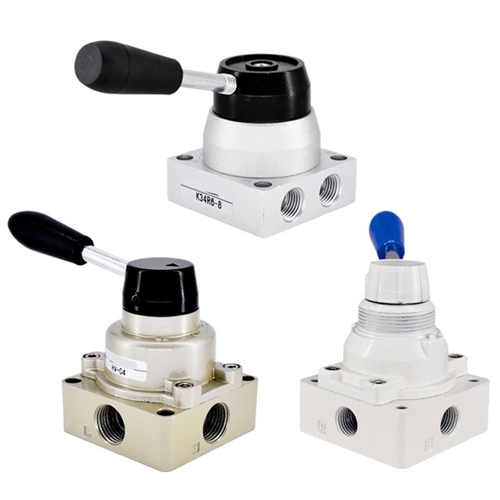 Tjuhgfedcq K34r6-8L Pneumatic Components Hand Valve Hv-02 Reversing Control 1Pcs(K34r6-8L)