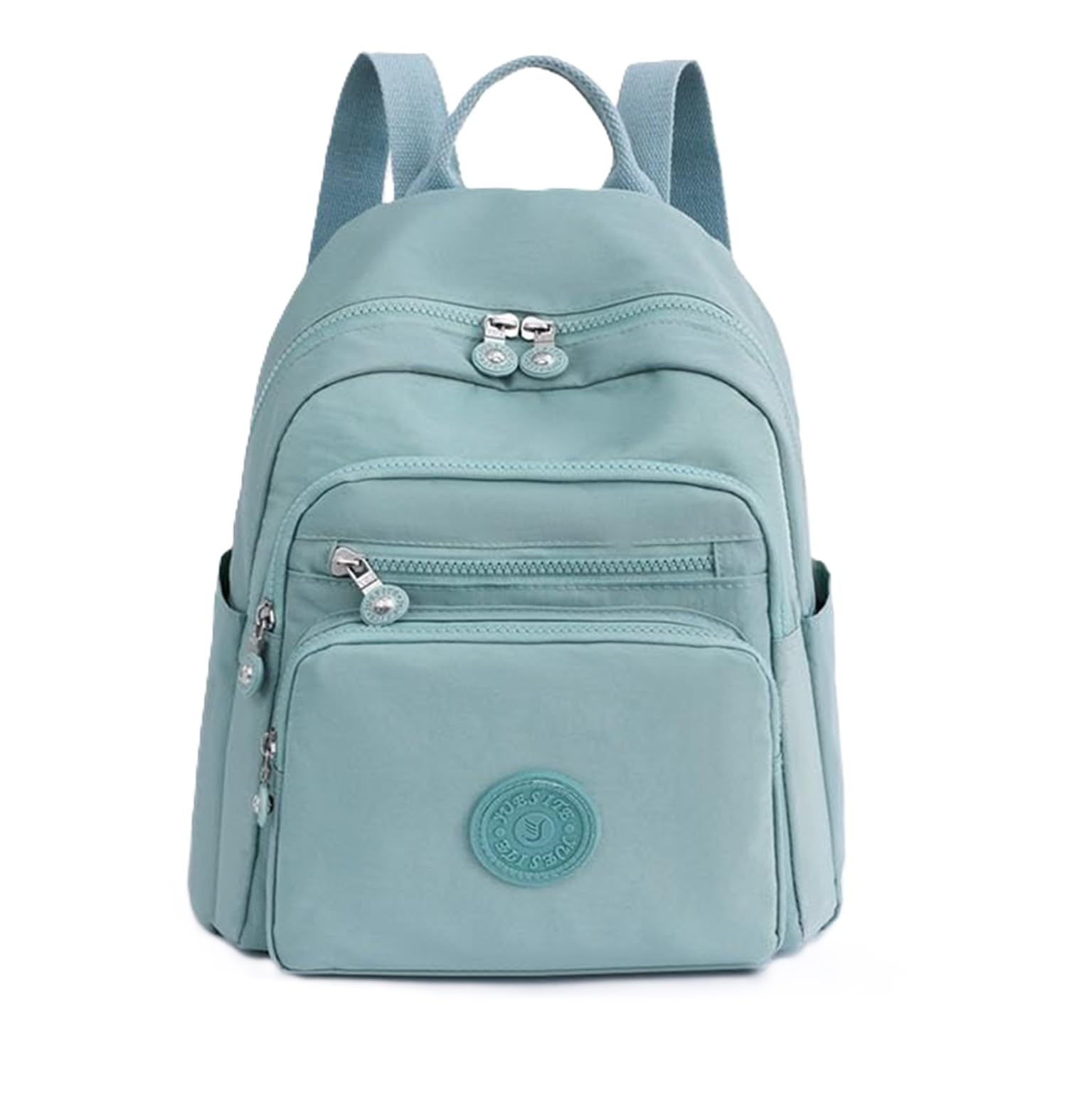 Small Backpack Purse for Womens &Girls - Nylon Casual Daypack Mini Shoulder Bags for Ladies with Adjustable Strap(Aqua Blue)