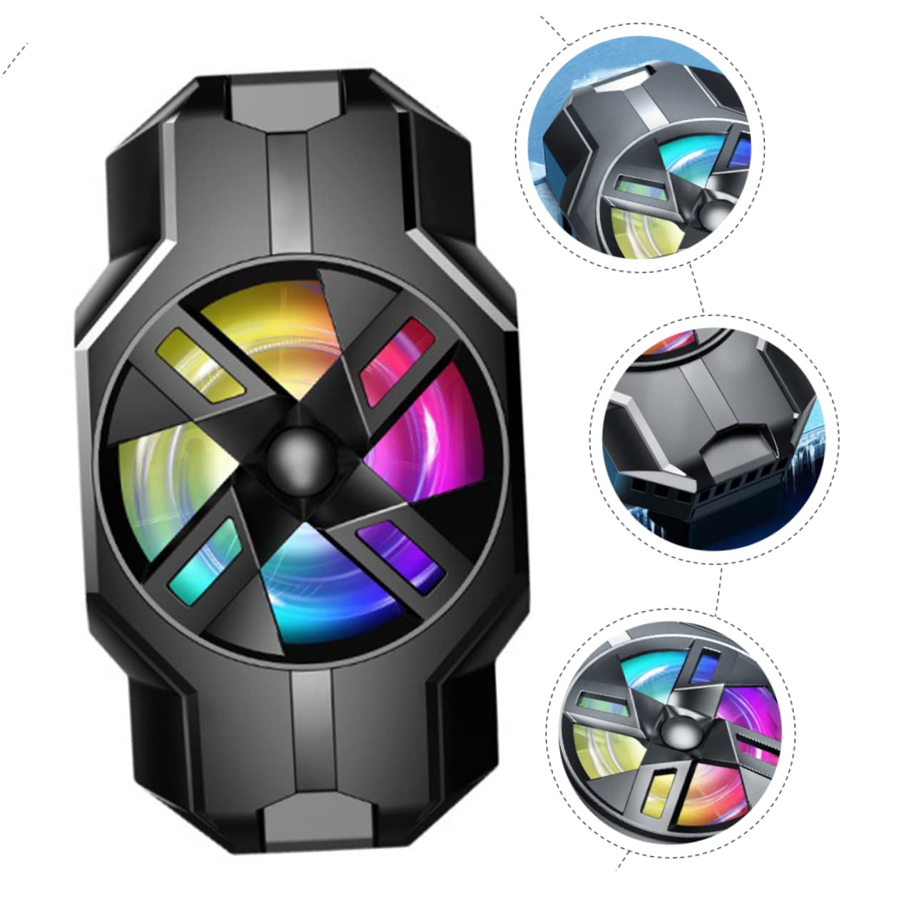 Gatuida 3stücke Handy Kühler Mit Tragbarer Smartphone Radiator Semi-konduktive Kühlung Für Gaming Und Live- Leiser Usb Für Mobiles Spielvergnügen